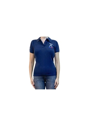 Polo Azul Mujer