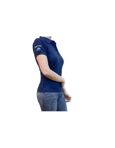 Polo Azul Mujer