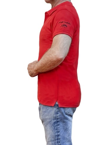 Polo Rojo Hombre