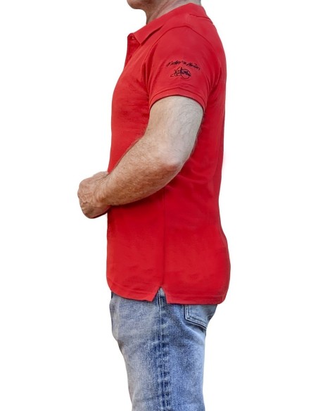 Polo Rojo Hombre