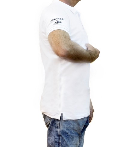 Polo Blanco Hombres